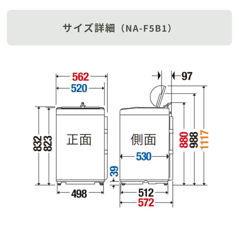 Panasonic（パナソニック）全自動洗濯機 【洗濯5kg】槽清潔機能搭載