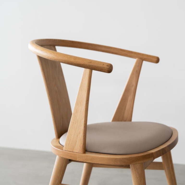 NOWHERE LIKE HOME バッケン ダイニングチェア 幅56×奥行52×高さ76.5cm