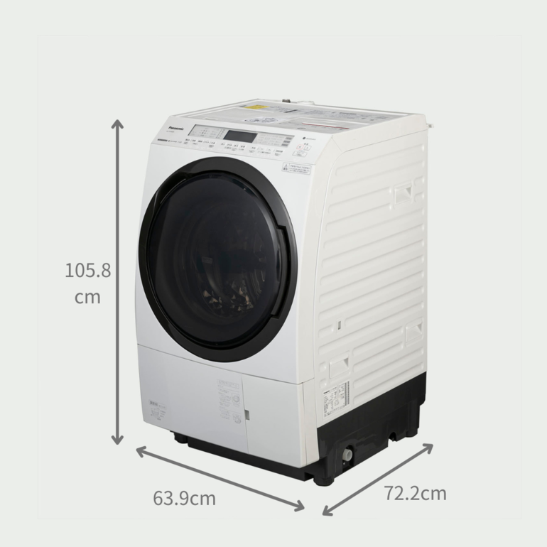 パナソニック NA-VX800BL ドラム洗濯乾燥機 洗濯11kg・乾燥6kg