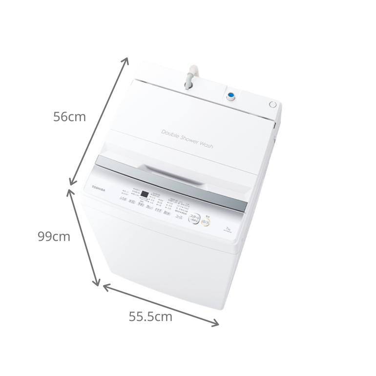 TOSHIBA 全自動縦型洗濯機 スタンダードモデル 洗濯:7kg TOSHIBA