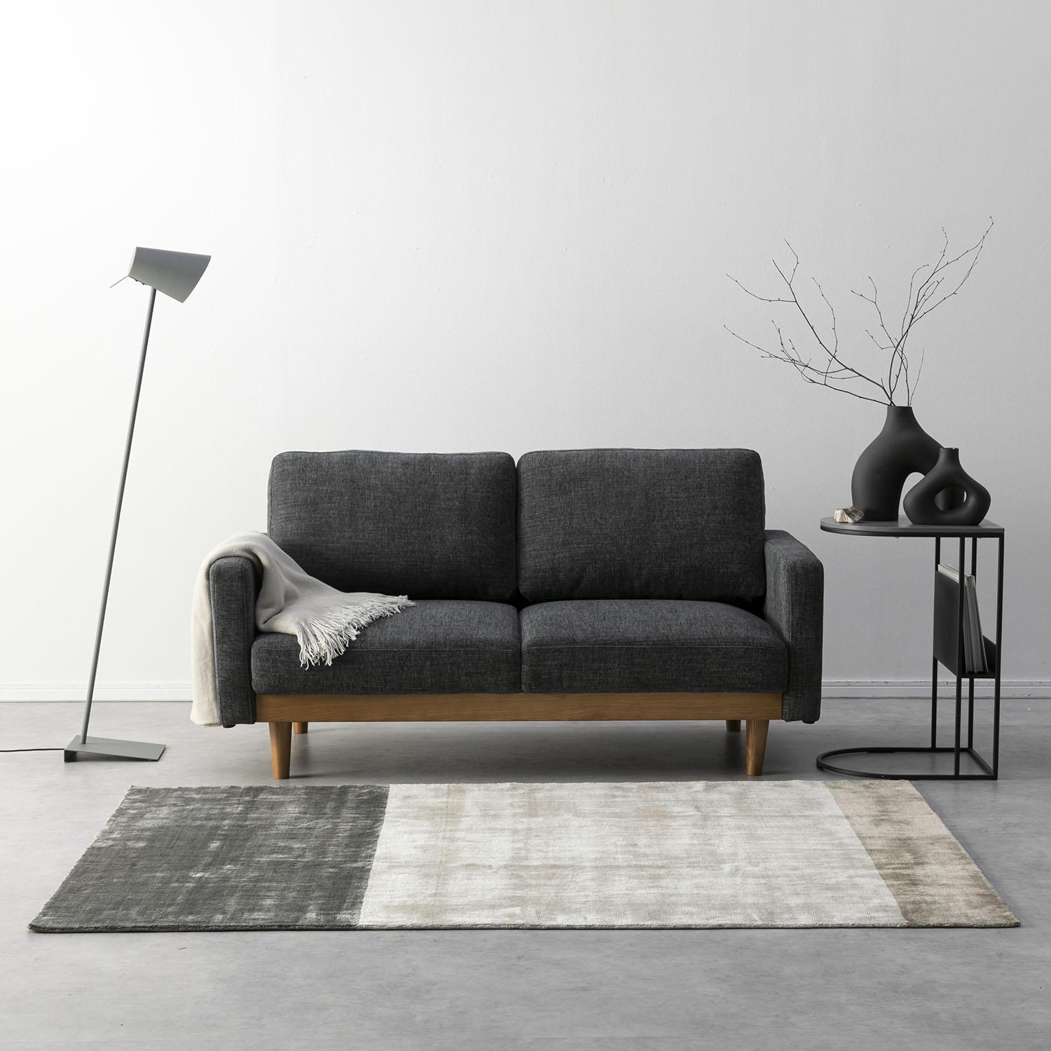 グレー 2人掛けソファ 東谷 ソファ 2人掛け 2P ファブリック 約W181cm ホワイト グレー