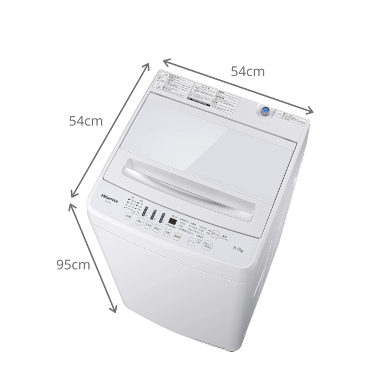 Hisense 全自動洗濯機【洗濯6kg】 洗濯6kg Hisense / ハイセンスの