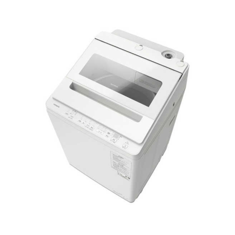 HITACHI 全自動縦型洗濯機【洗濯8kg】クリアトップモデル 洗濯