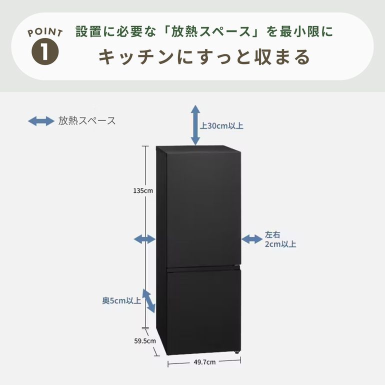 Panasonic（パナソニック）180L 2ドア 冷凍・冷蔵庫 180L_型番おまかせ