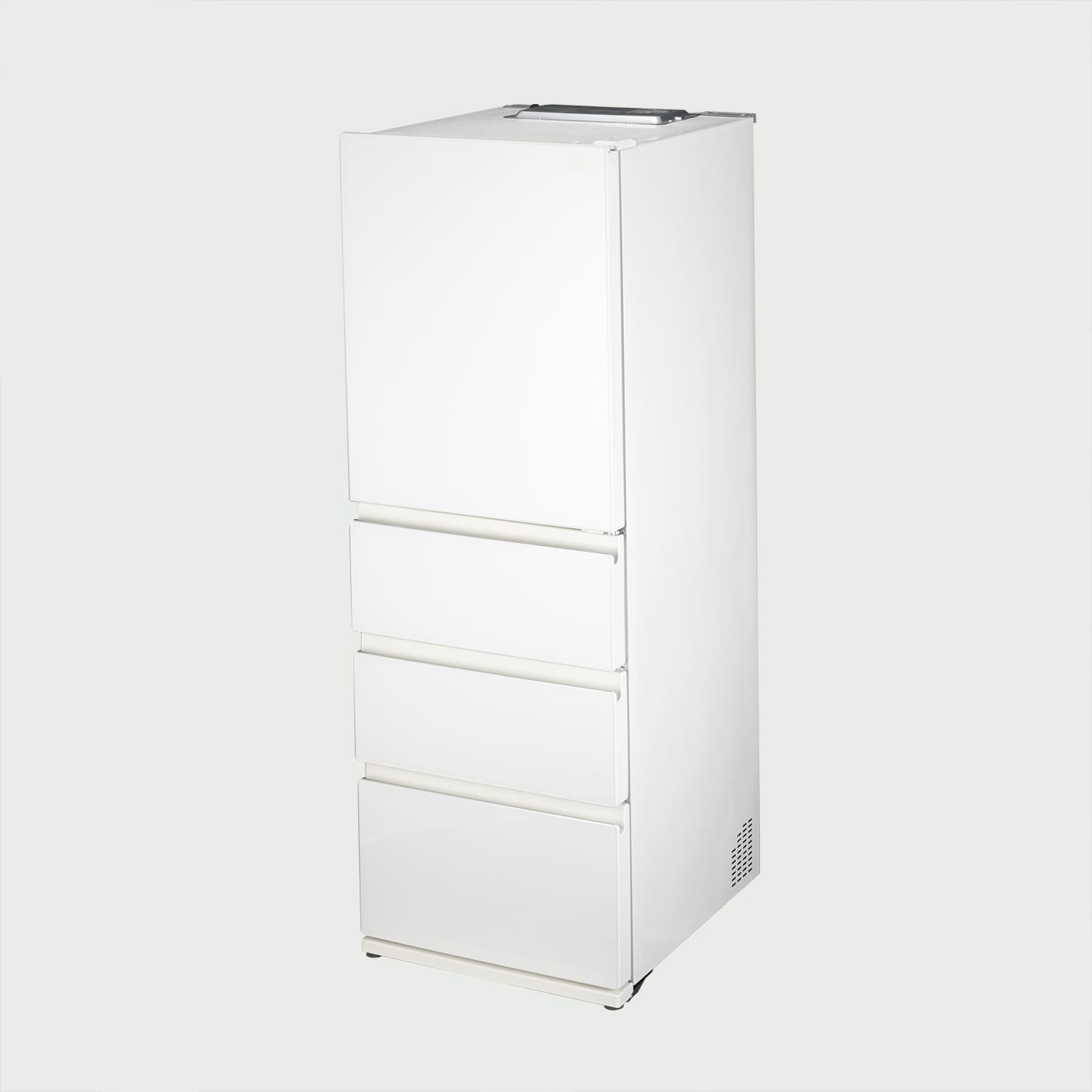 ★大阪市送料無料★2021年製　アクア　AQUA  4ドア 冷蔵庫 430L アクア AQUA 冷蔵庫 4ドア 右開き 430L AQR-V43M-S チタニウム