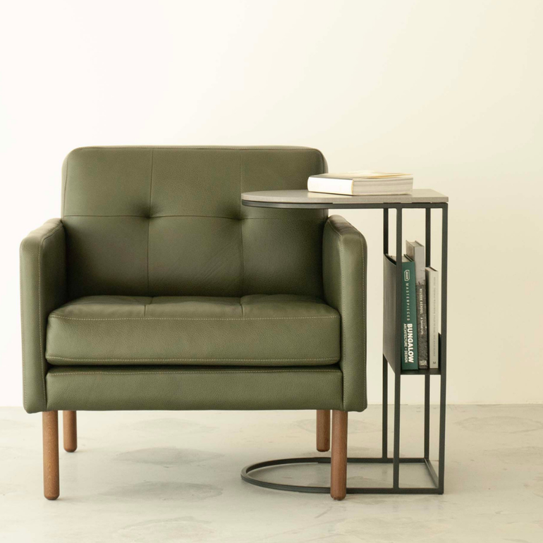 moda en casa ジェミニ サイドテーブル 幅45×奥行40×高さ65.5cm