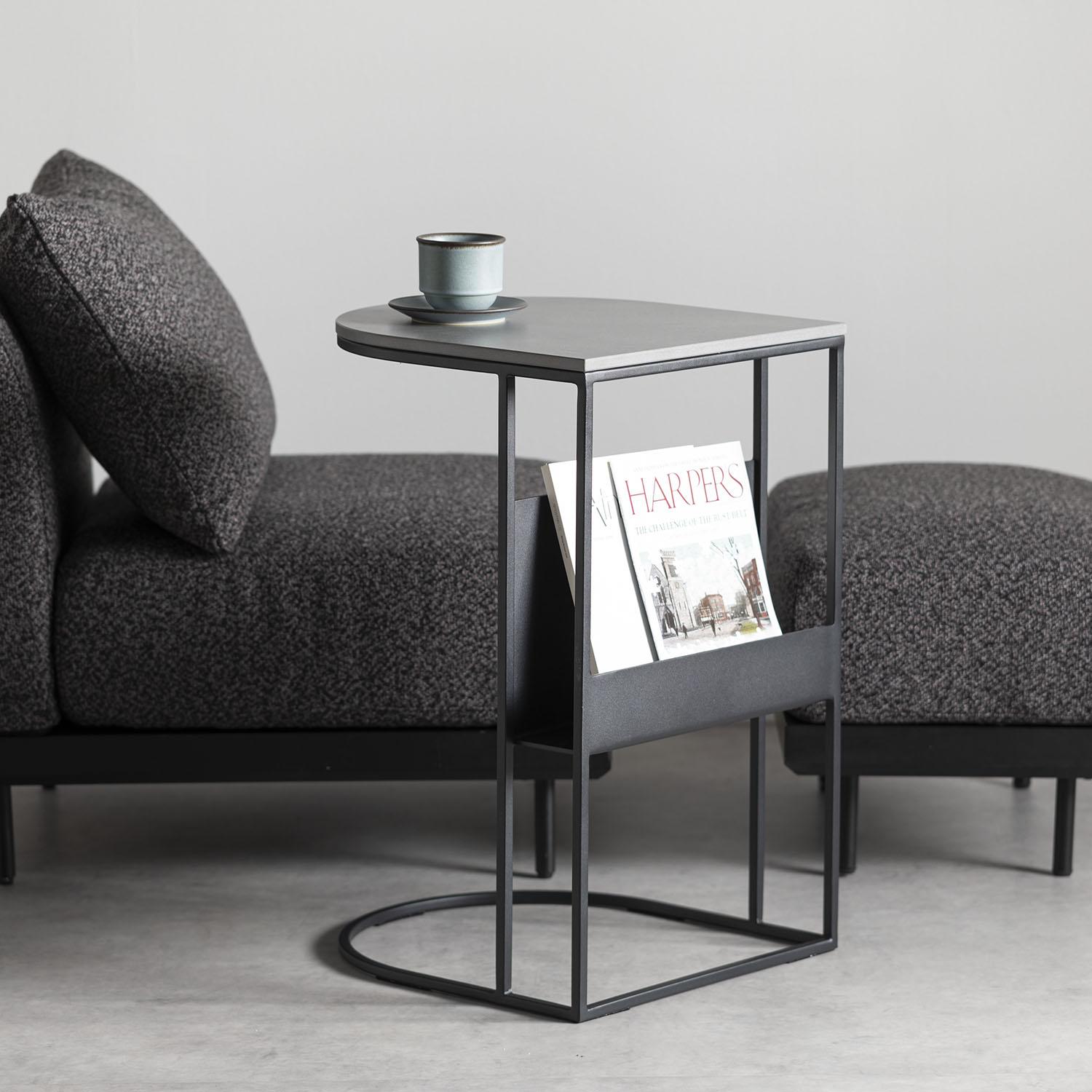 【お得】 moda 幅45×奥行40×高さ65.5cm サイドテーブル ジェミニ casa en サイドテーブル・ナイトテーブル・ローテーブル
