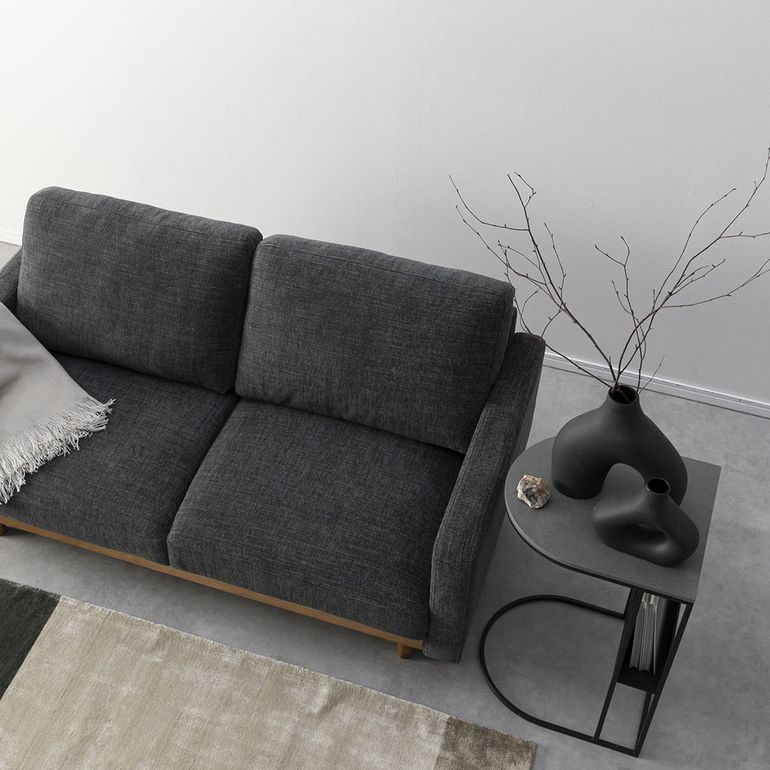 moda en casa ジェミニ サイドテーブル 幅45×奥行40×高さ65.5cm moda