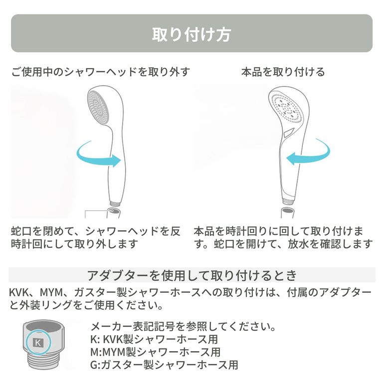 Refa (リファ) FINE BUBBLE S シャワーヘッド RS-AF15A MTG
