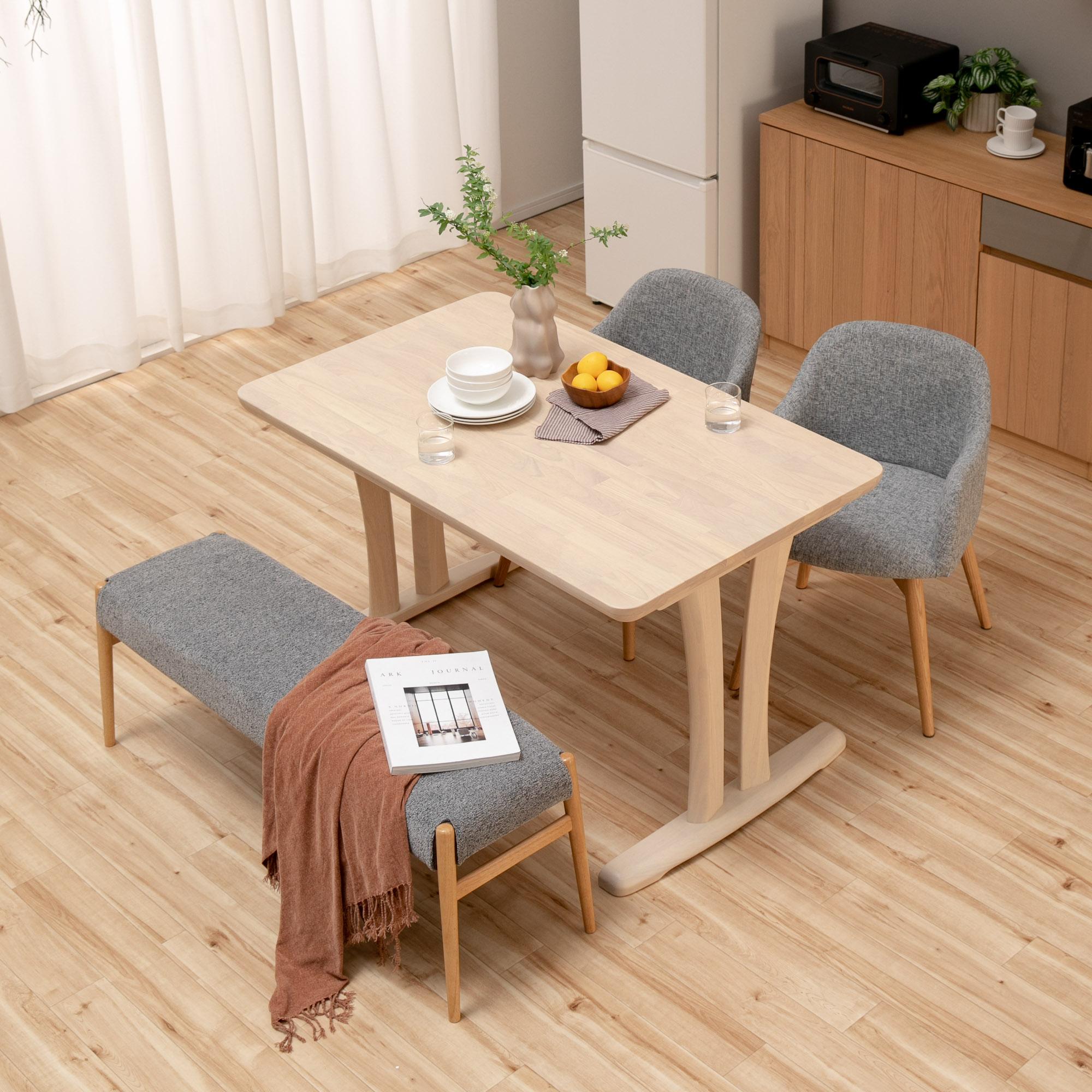 モノトーン ダイニングテーブル 幅90×奥行75×高さ71cmのレンタル