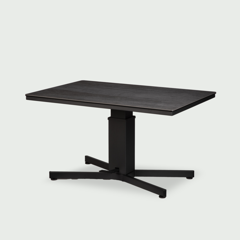 アレット 昇降式 ダイニングテーブル 幅120×奥行80×高さ56cmのレンタル