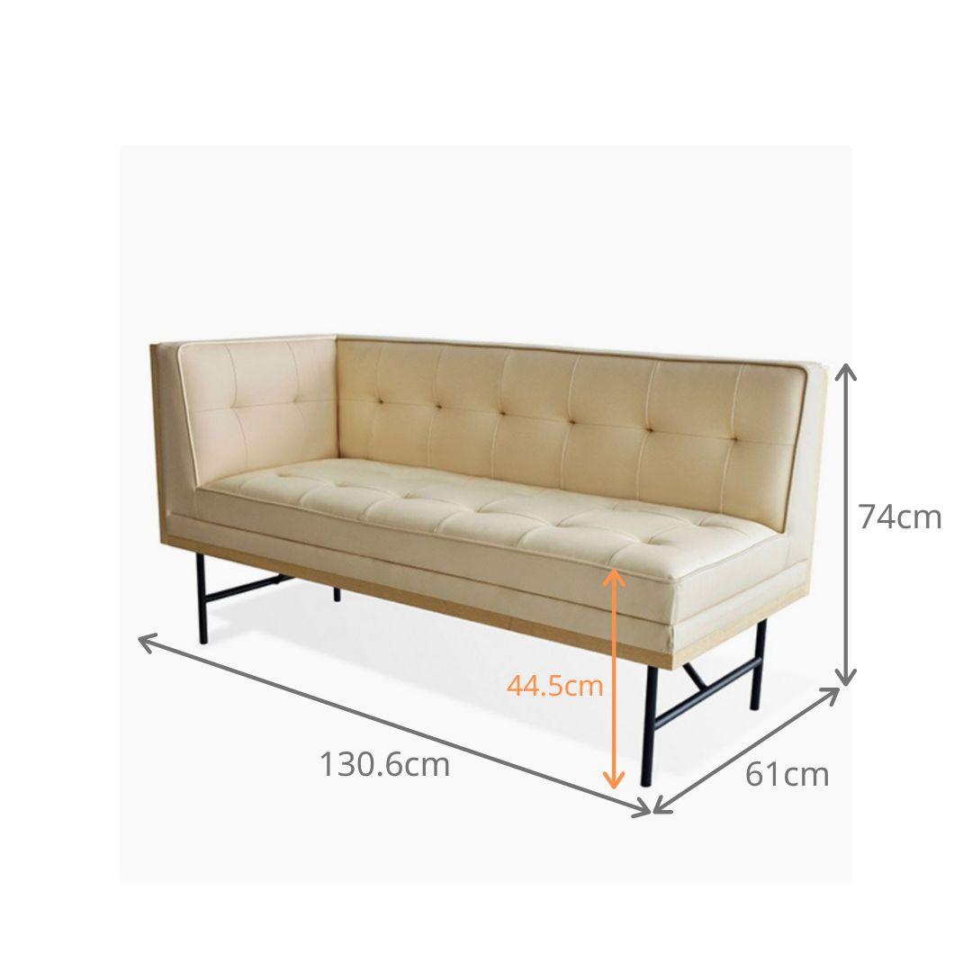 GART ニム ダイニングソファ ひじ無しソファのレンタル・サブスク