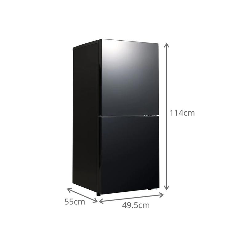 TWINBIRD 121L 2ドア冷凍・冷蔵庫 ダークカラー 121L TWINBIRD 