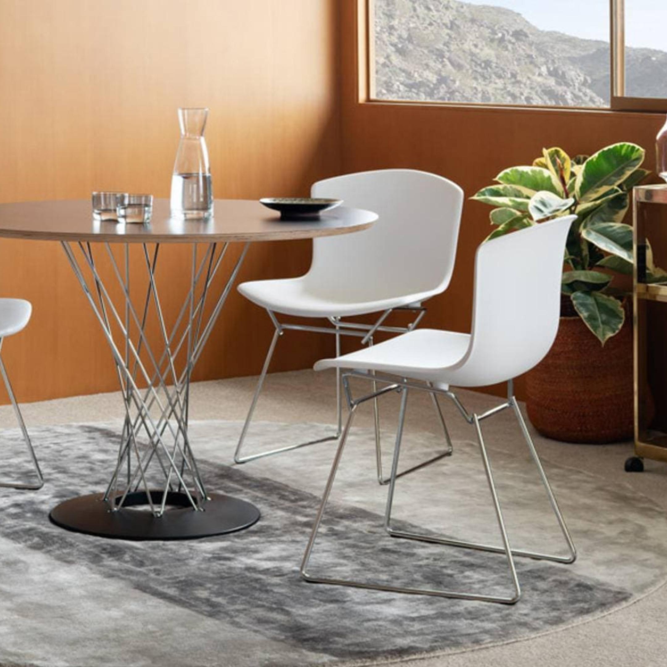 Knoll ノル プラスチックサイドチェア 白　1脚 〔在庫2脚あり〕　希少 Knoll ノル プラスチックサイドチェア 白1脚 〔在庫2脚あり〕希少