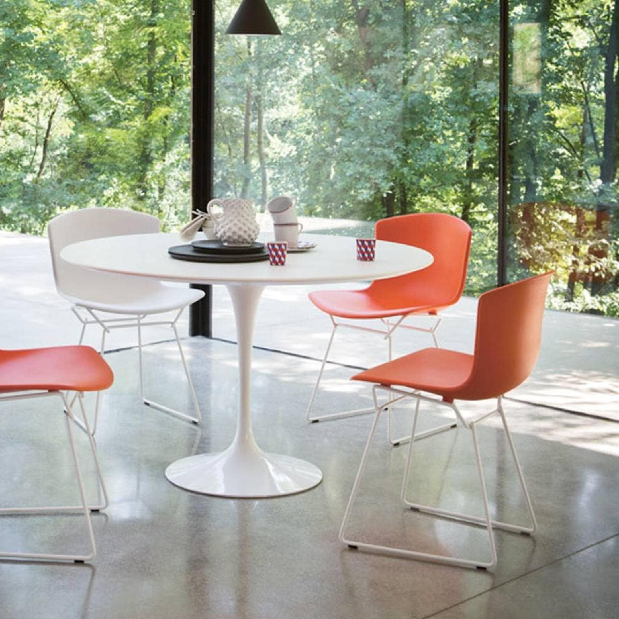 (値下げ)Knoll 　ベルトイア サイドチェア Knoll ベルトイア コレクション サイドチェア ホワイトxネイビー