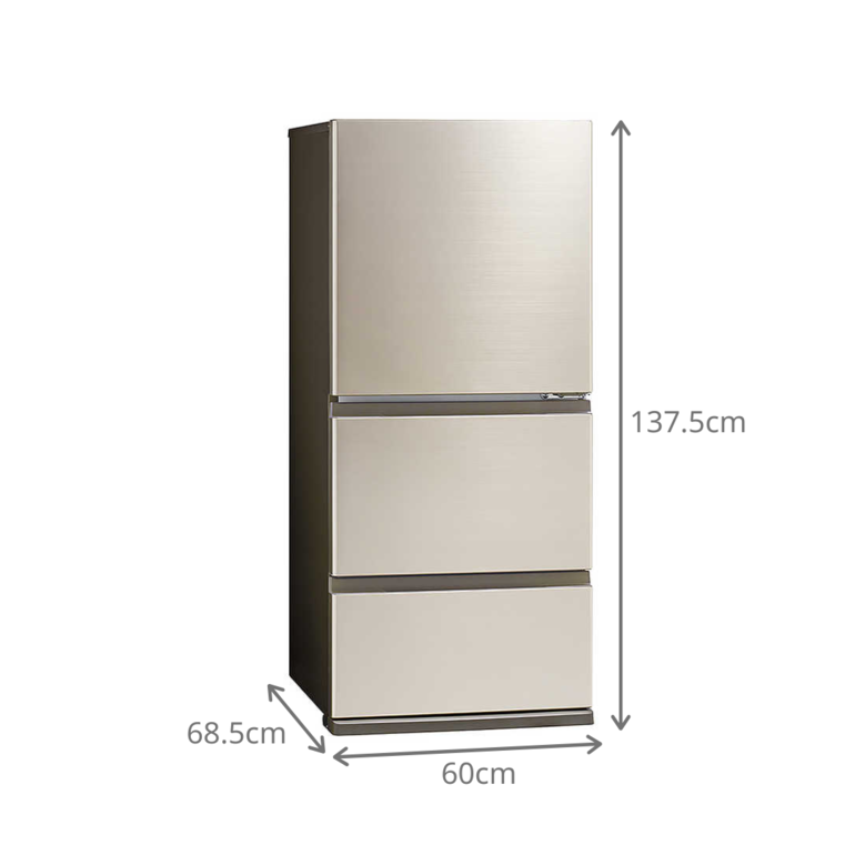 AQUA 262L 3ドア 冷凍・冷蔵庫 262L AQUA / アクアのレンタル