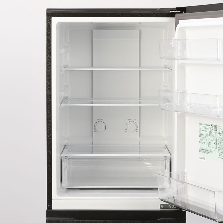 AQUA（アクア）200L 2ドア 冷凍・冷蔵庫 木目調デザイン 200L AQUA