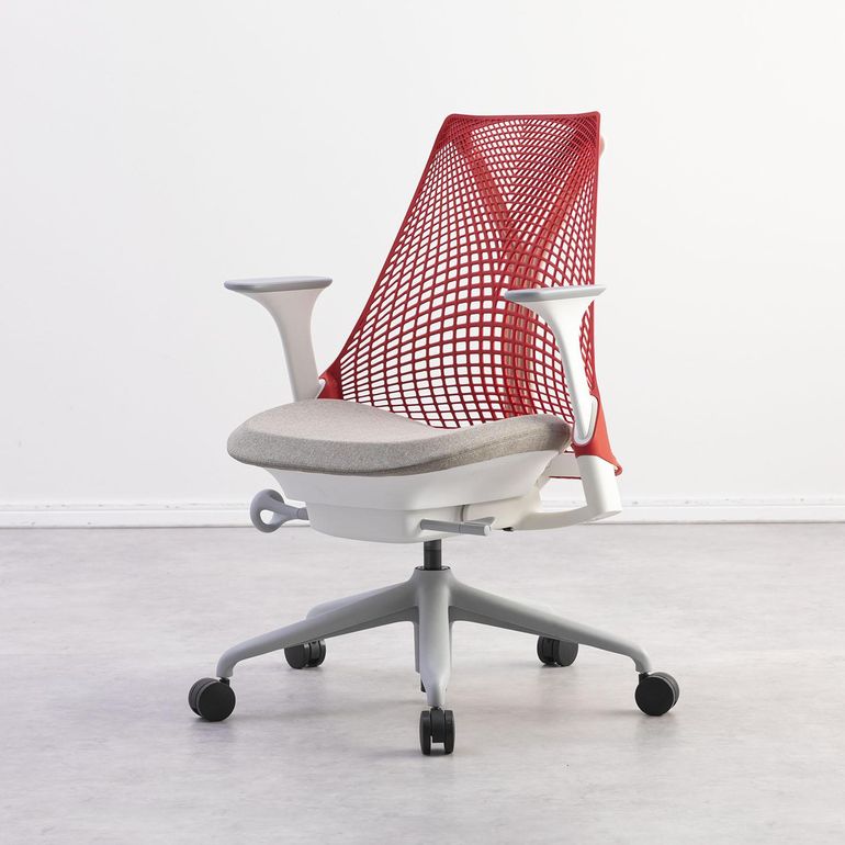 HermanMiller セイルチェア ツートン レッドフォグ×ストーン