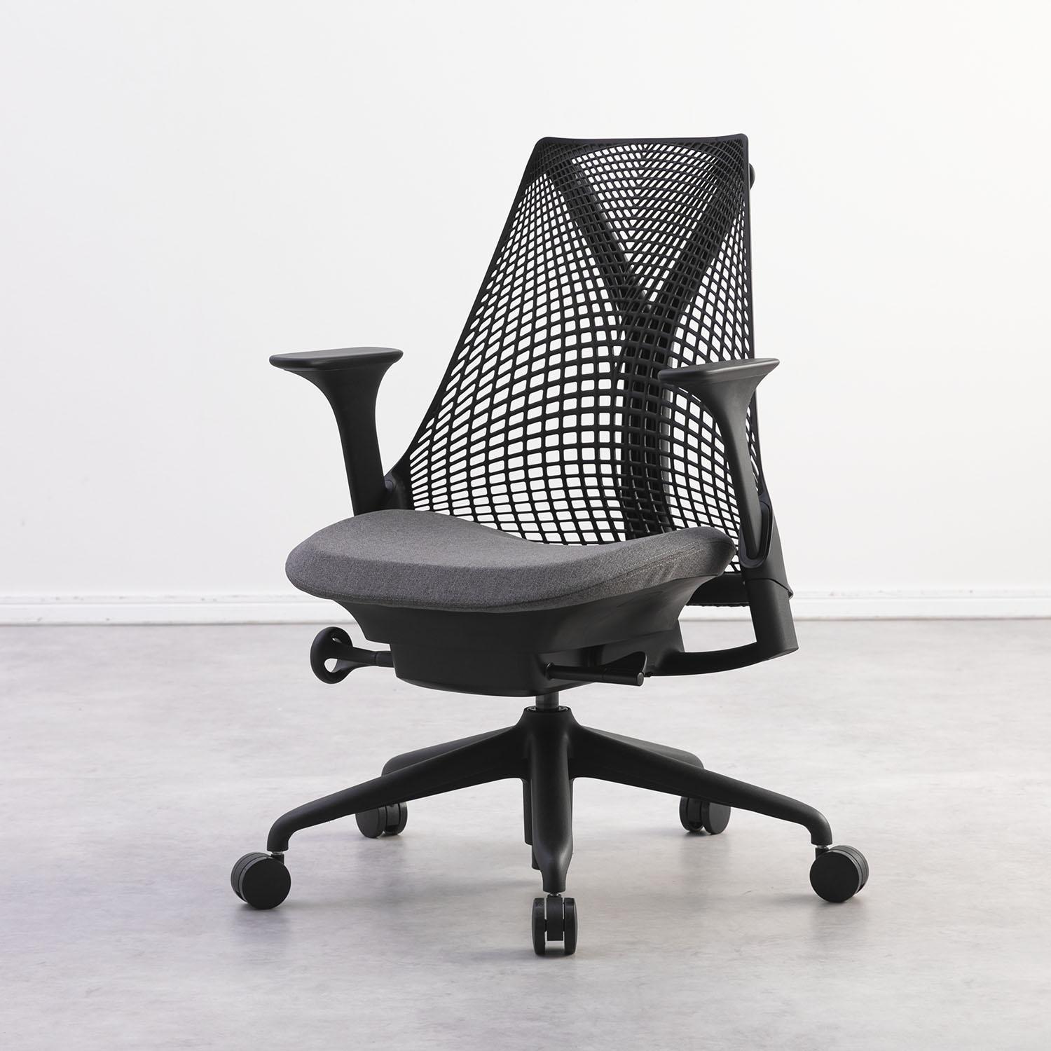 HermanMiller セイルチェア ツートン ブラック×ピーコック