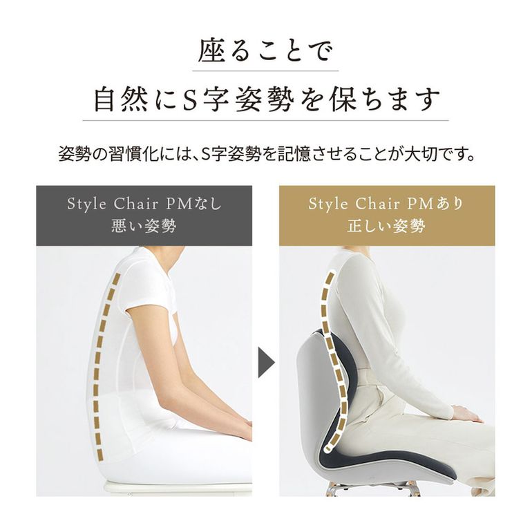 MTG スタイルチェア PM 幅45.8×奥行44.5×高さ80.5cm MTG / エムティー