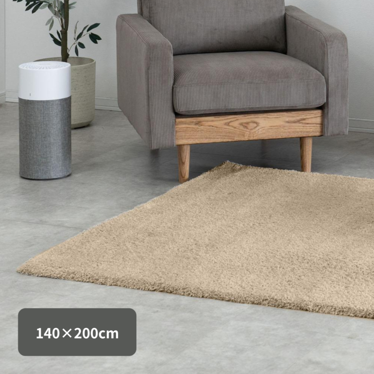 東リ ラグ 140×200cm TOR3830 ホワイト マイクロファイバー マイクロファイバー ソリッドラグ 140×200cm TOLI / 東リの