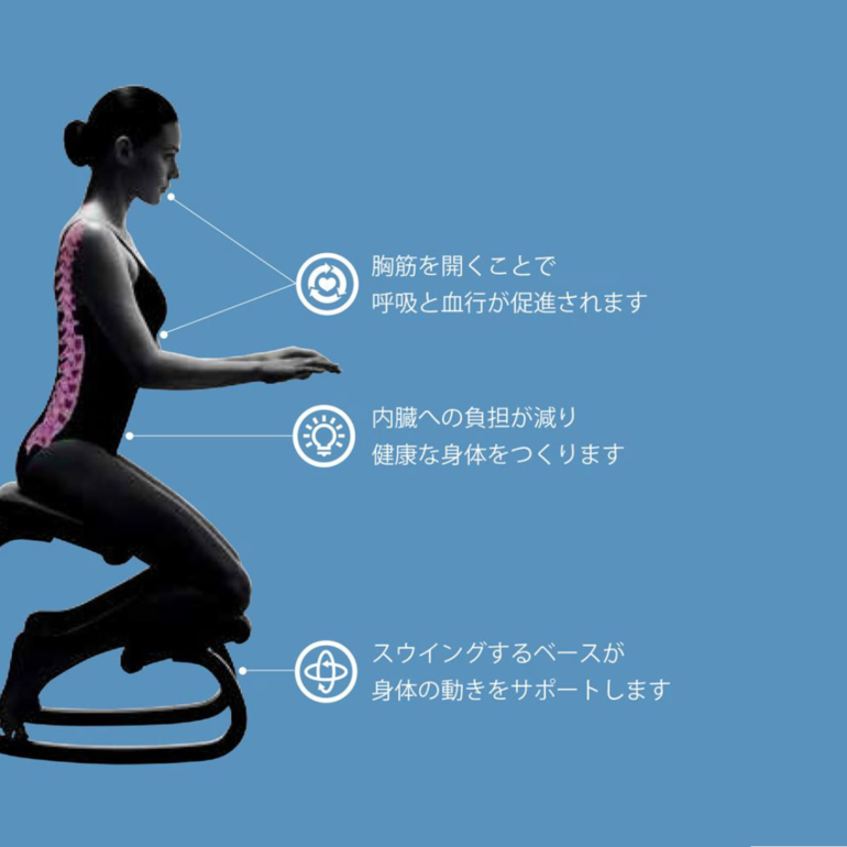 VARIER / VARIABLE バランスチェア 幅72×奥行51×高さ52㎝のレンタル