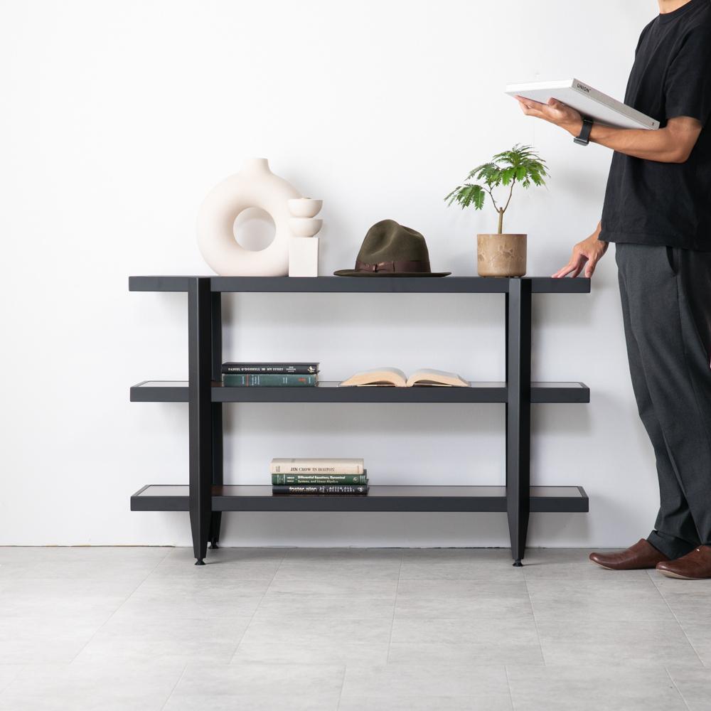 新品、送料無料マルチシェルフ　3段 ホームデイ 3段シェルフ W115×D35.6×H72cmのレンタル・サブスク・通販