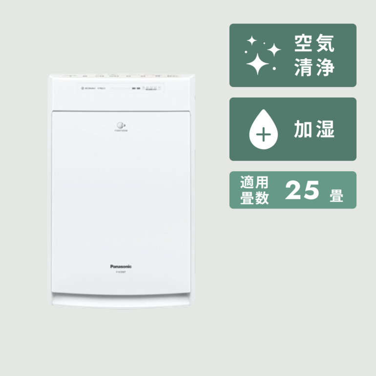 Panasonic ナノイー搭載 加湿空気清浄機 快眠環境サポートモデル ～25