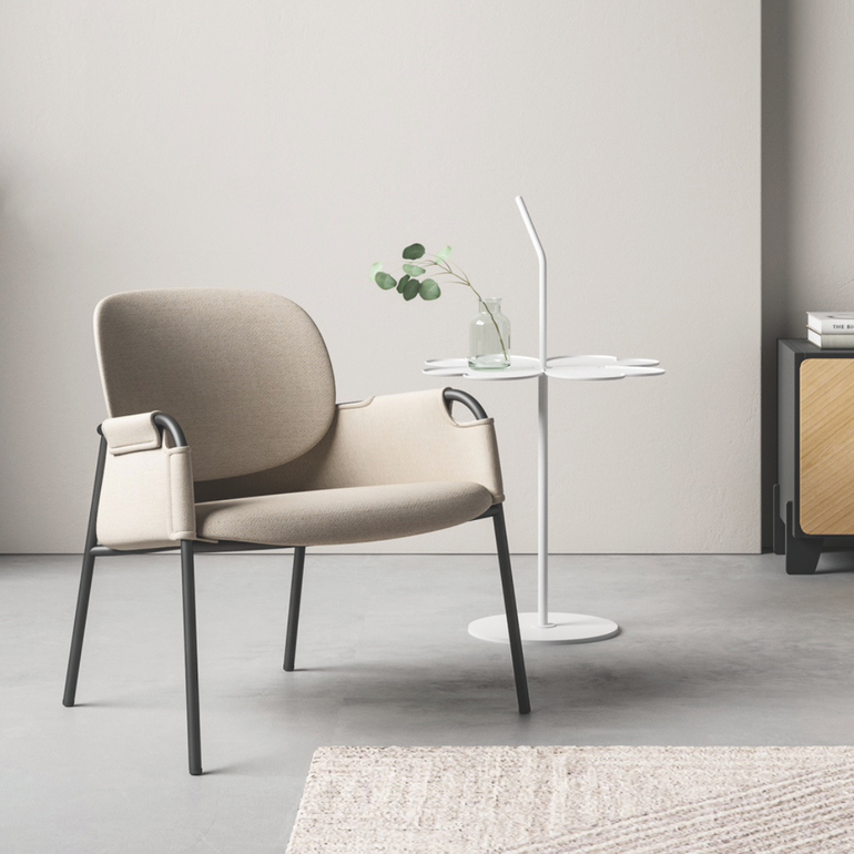 Work Plus MAYUKU ラウンジチェア 幅70×奥行65×高さ68㎝ work-plus