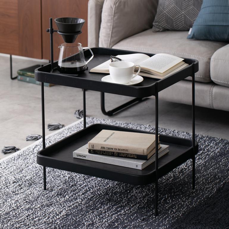 moda en casa フムラ サイドテーブル 幅50×奥行45×高さ50cm moda en 