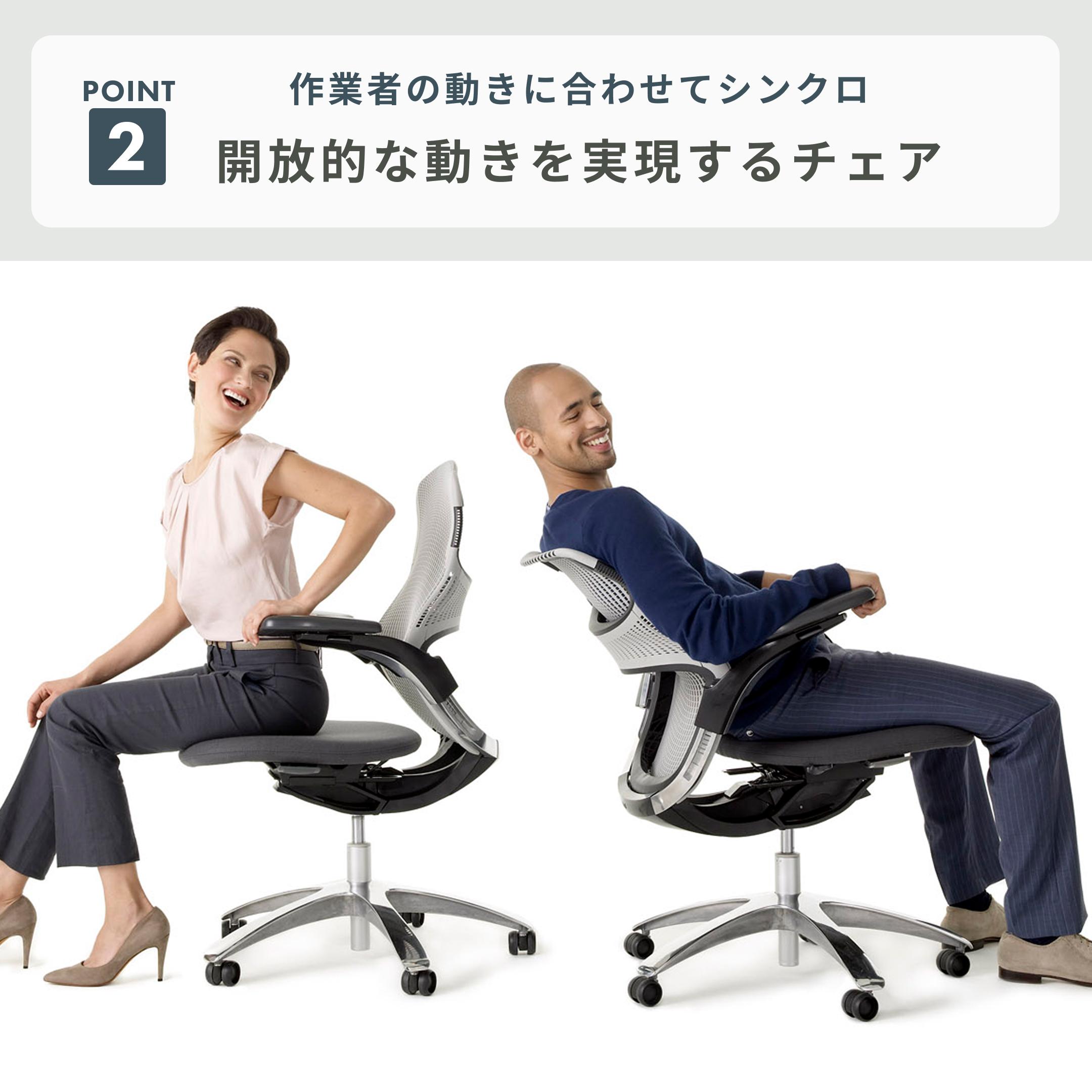 Knoll Generation オフィスチェア 幅72.5×奥行66×高さ100