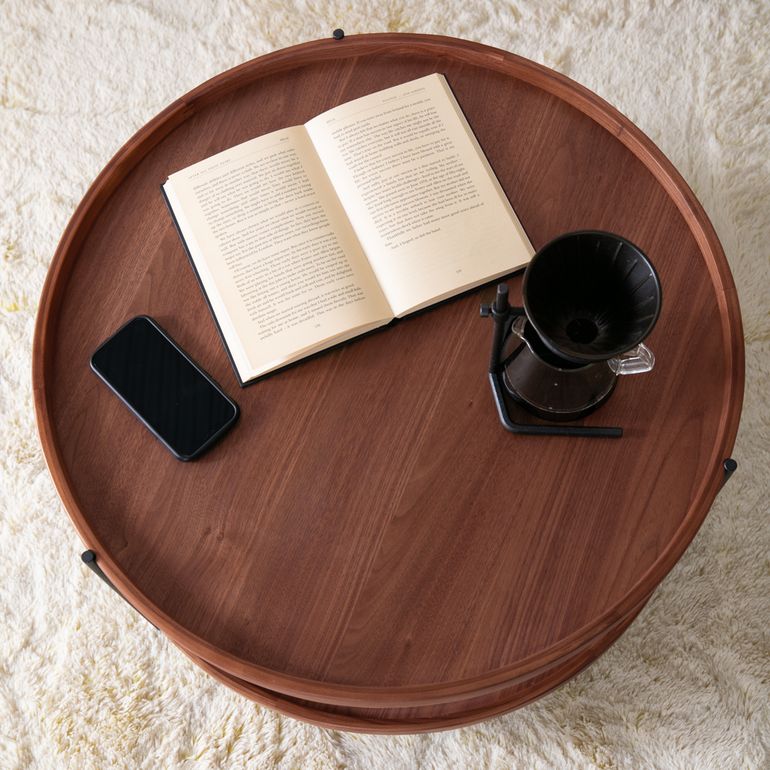 moda en casa フムラ コーヒーテーブル 直径69×高さ38cm moda en casa 
