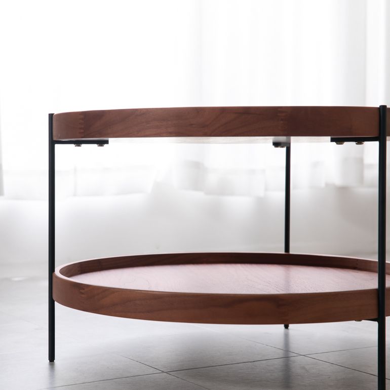 moda en casa フムラ コーヒーテーブル 直径69×高さ38cm moda en casa