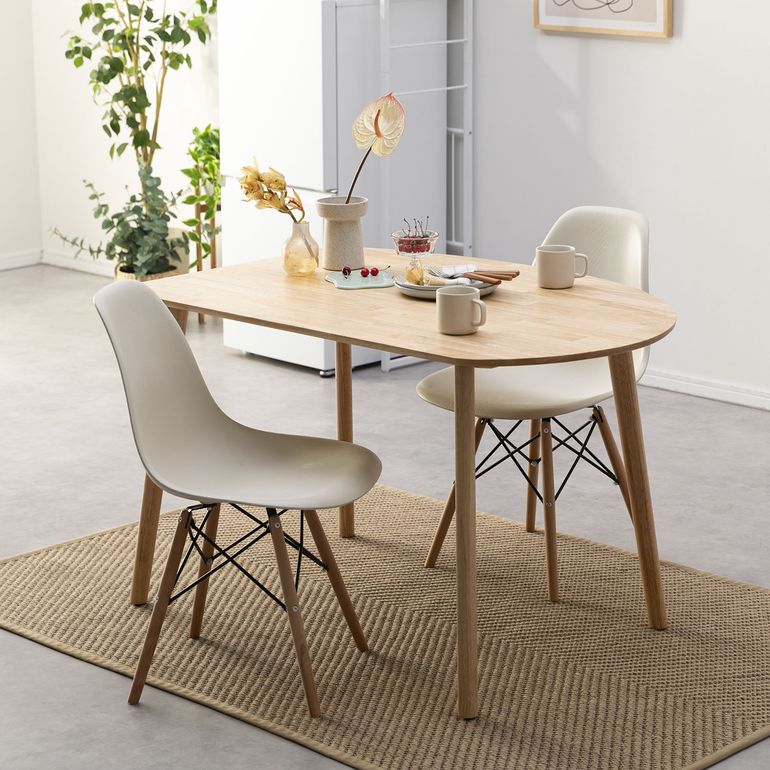 helppo 壁付け ダイニングテーブル 幅120×奥行80×高さ72cm azumaya 