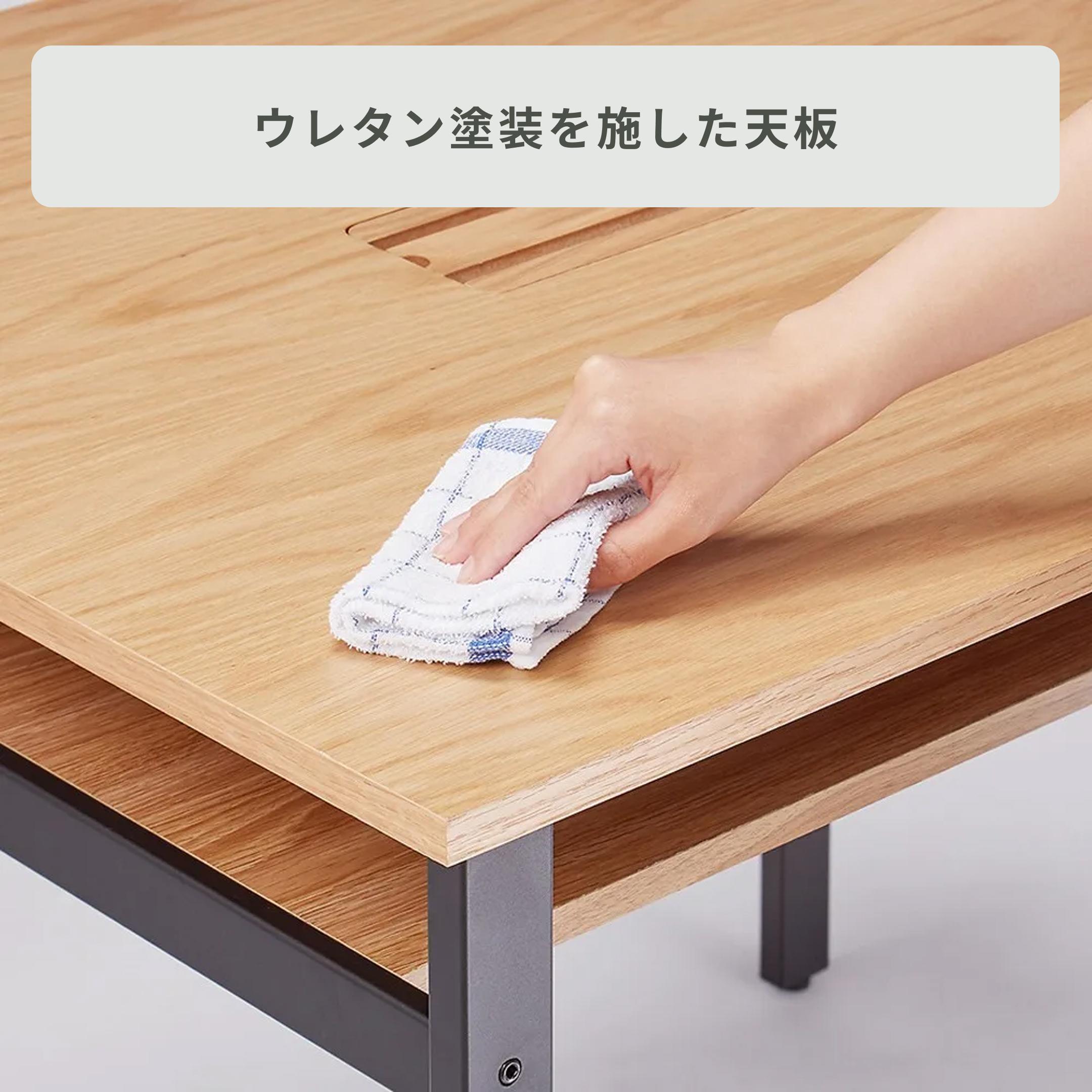 リモートワーク ダイニングテーブル 幅90×奥行75×高さ72cmのレンタル