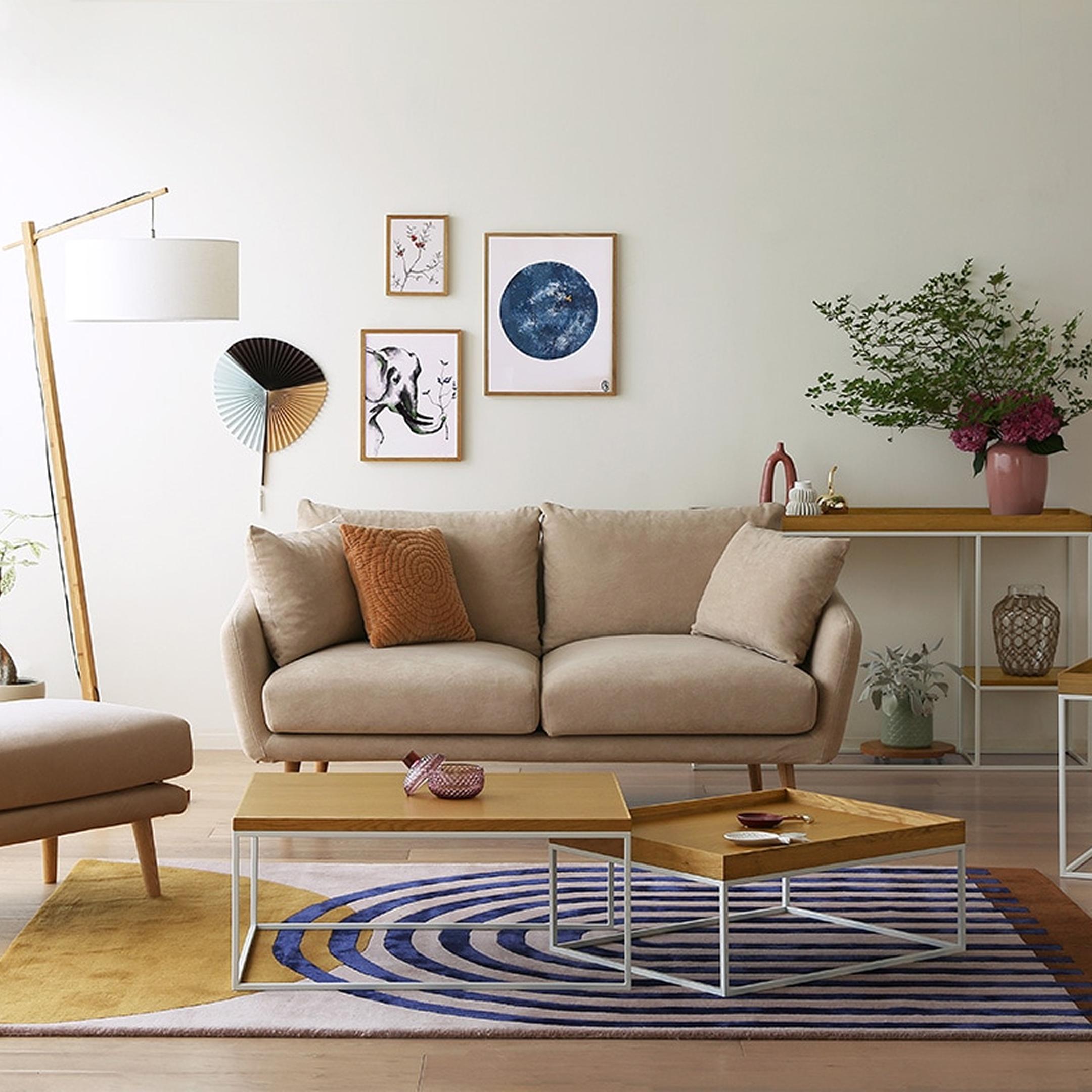 高野木工 HELEN ソファ 2.5人掛けのレンタル・サブスク・通販：CLAS