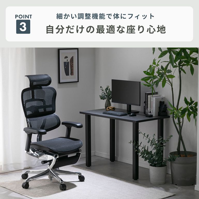 Ergohuman Pro2 Ottoman 1脚 Ergohuman / エルゴヒューマン｜【公式