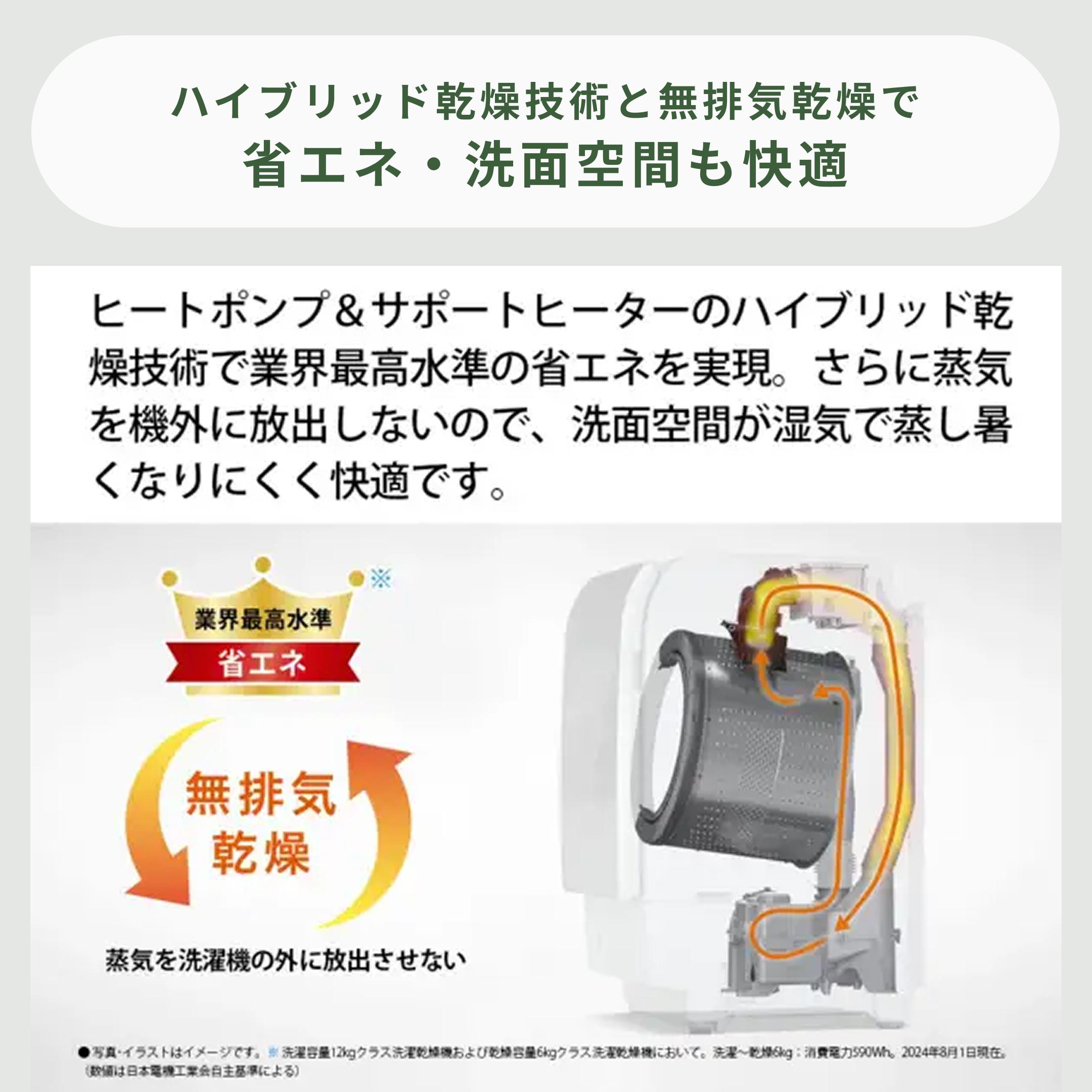 SHARP プラズマクラスター ドラム式洗濯乾燥機【洗濯12kg/乾燥