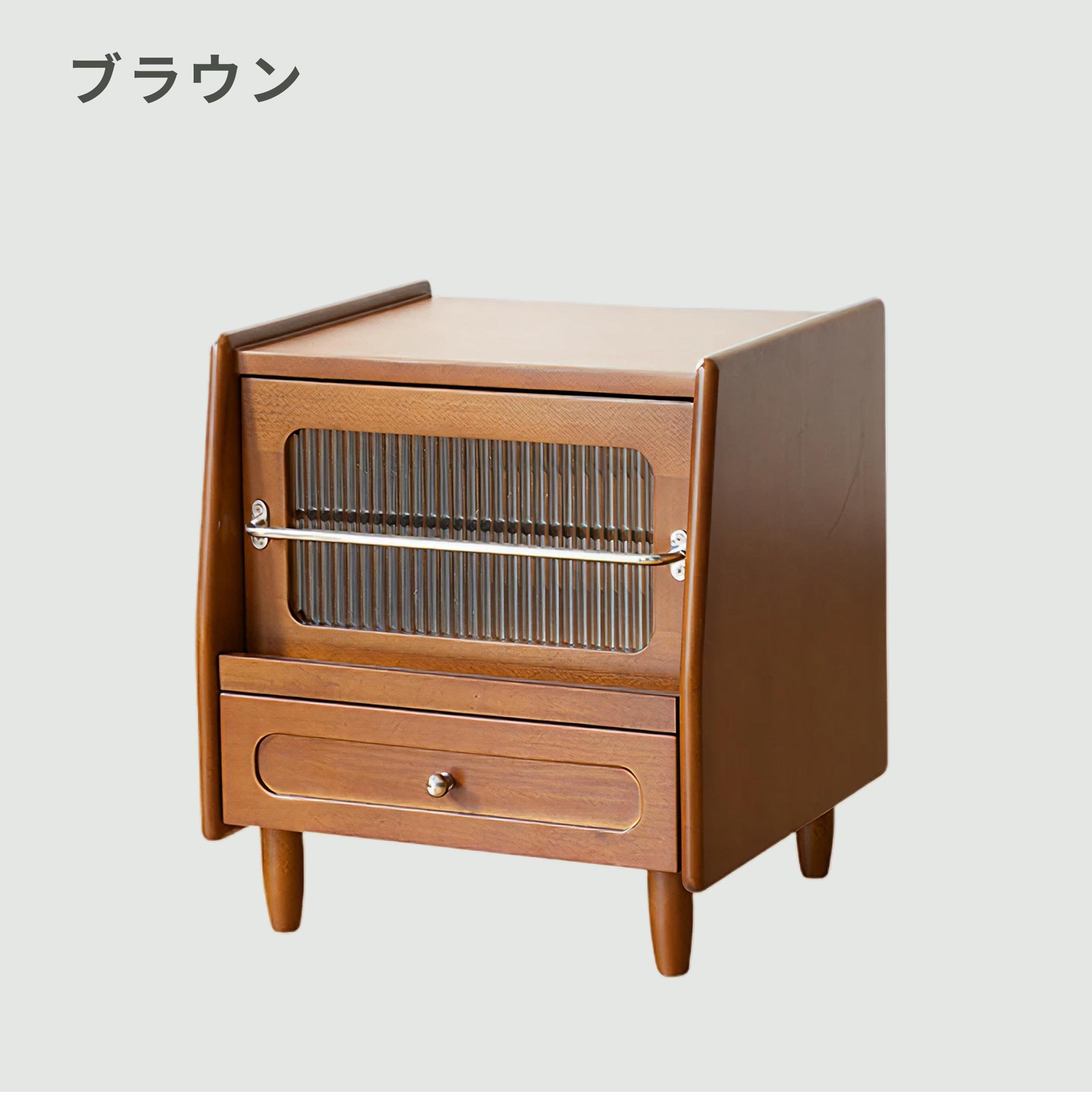レトロ ベッドサイドキャビネット 幅45×奥行42×高さ50のレンタル