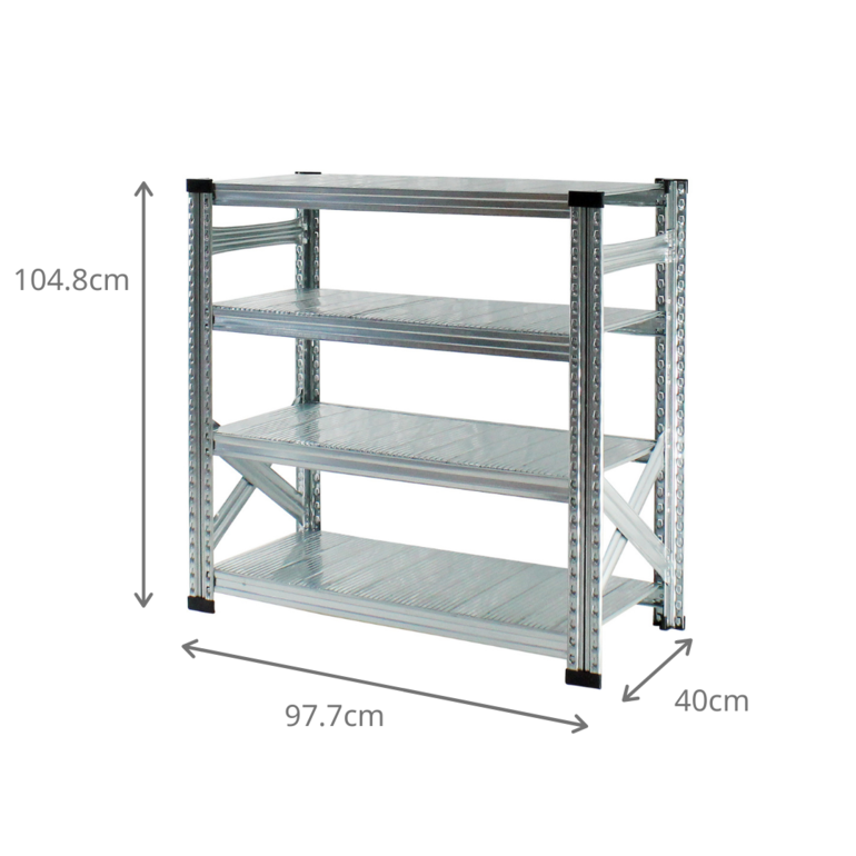 スチール シェルフ W67.7×D40×H104.8cmのレンタル・サブスク・通販：CLAS