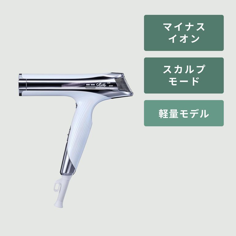 リファ ビューテック ドライヤーS＋ 幅22.4×奥行4.2×高さ19.9cm ReFa