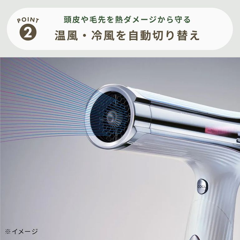 リファ ビューテック ドライヤーS＋ 幅22.4×奥行4.2×高さ19.9cm refa