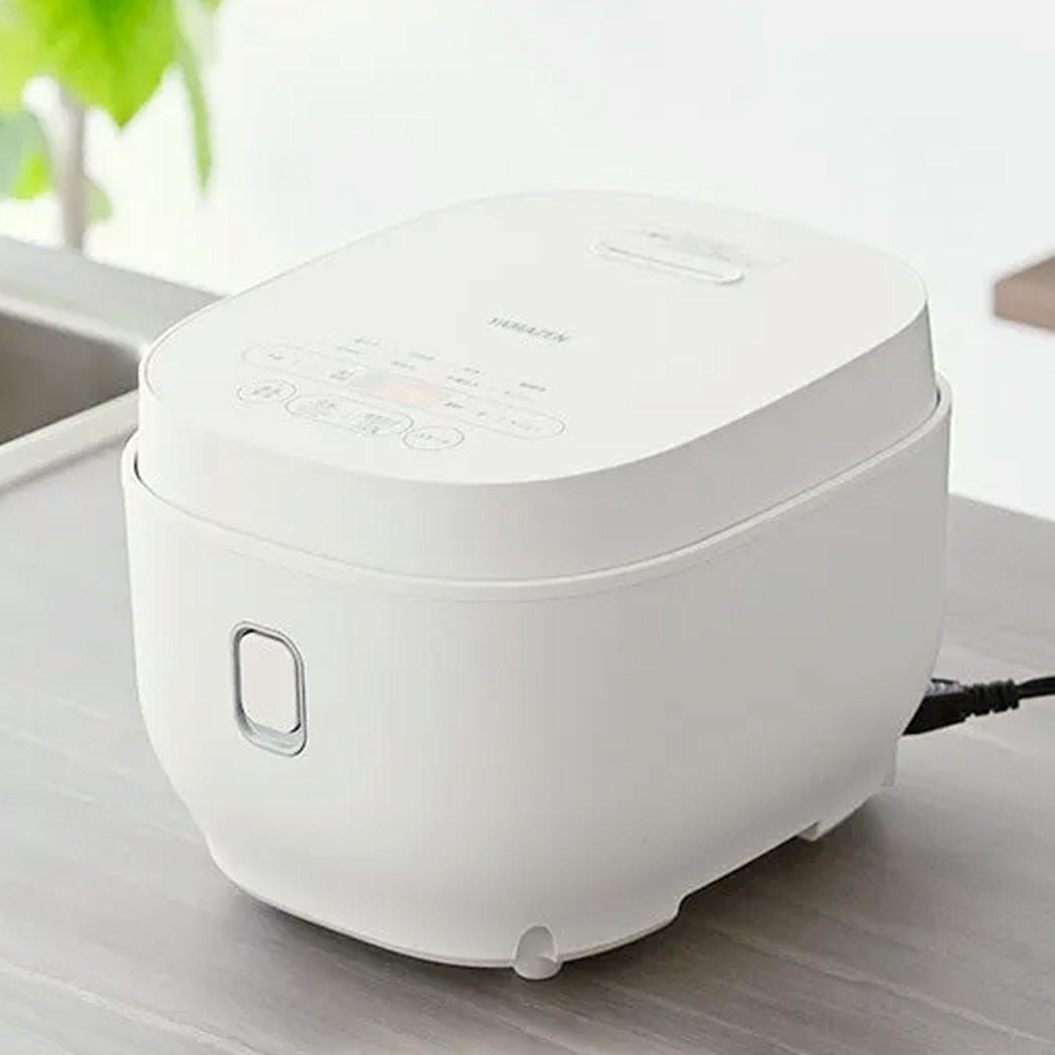 マイコンジャー 炊飯器 5.5号炊き YAMAZEN 白 山善 5.5合炊き マイコン式炊飯器 幅24.5×奥行30.1×高さ20.8cm YAMAZEN