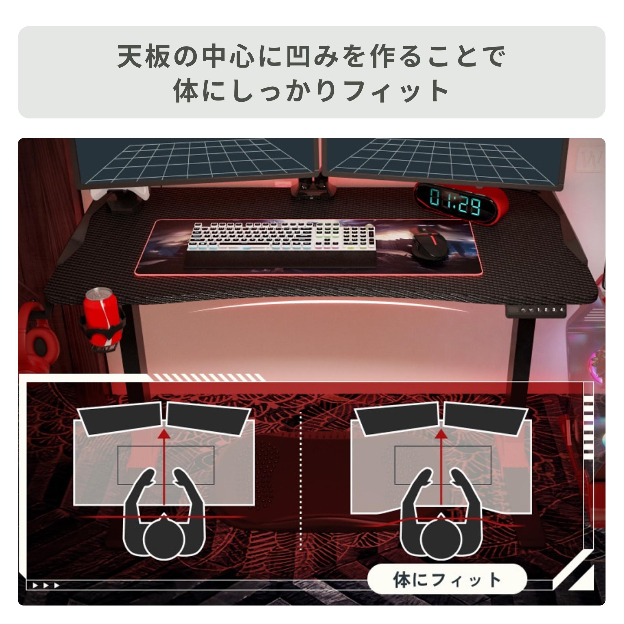 昇降デスク Amazon | Claiks 昇降デスク 電動 スタンディングデスク 昇降式