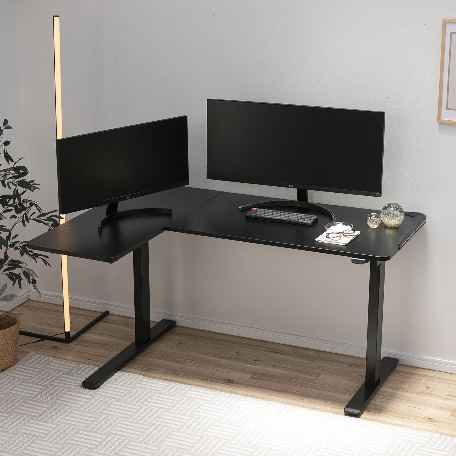 昇降式デスク 山善(YAMAZEN) 電動昇降デスク 120×60cm USBポート付き