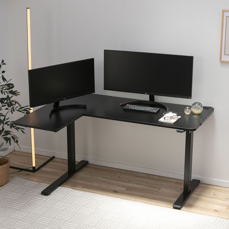 FlexiSpot 電動昇降式ゲーミングデスク GT1L 幅140×奥行106×高さ73