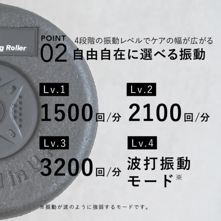 ufit 電動 筋膜リリース Vibrating Roller ミニ (幅10.5×奥行