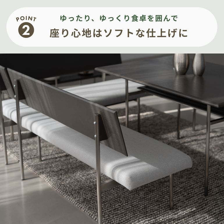 NOWHERE LIKE HOME キスト ダイニングソファ 左ひじ NOWHERE LIKE HOME 