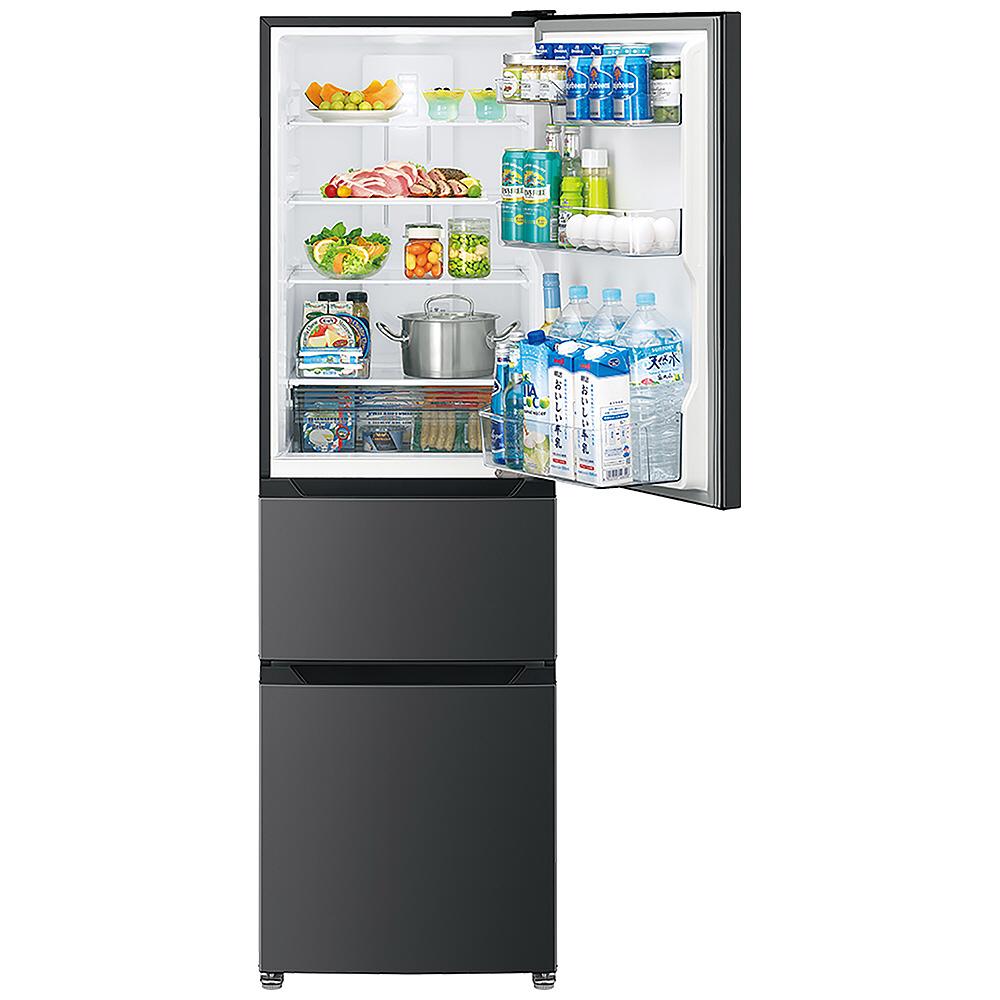 SHARP 317L 3ドア 冷凍冷蔵庫 プラズマクラスター搭載 幅54.4×奥行64.7