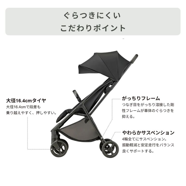 Aprica ヴィット B型ベビーカー 幅52.1×奥行85.7×高さ105.3cm Aprica 